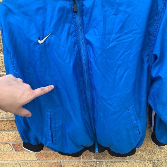 Vintage 90s Nike Jacket Blue - Picture 8 of 9